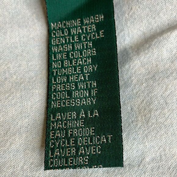 NWT LAUREN RALPH LAUREN Petites M Unisex Button Down Oxford Western Shirt - Picture 10 of 14